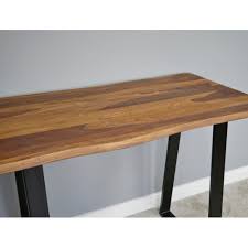 Awqm dining room table set, kitchen table set with 2 benches, ideal for home, kitchen and dining room, breakfast table of 47.2x28.7x29.5 inches, benches of 41.3x11.8x17.7 inches, rustic brown. Living Edge Breakfast Bar Table Bar Table Tall Table Breakfast Bar