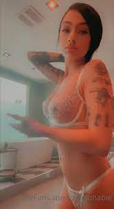 Bhad Bhabie G String Sheer Bra Sexy Body 