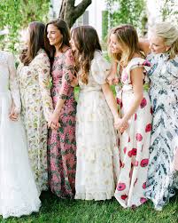 29 Ways To Turn Your Wedding Into A Secret Garden Floral Bridesmaid Dresses Mismatched Bridesmaid Dresses Bridesmaid Dresses Boho
