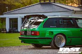 There is a drift version with a front. Pandem Bmw E30 Touring Fast Car