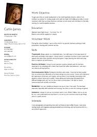casual employment resume template