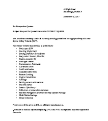 Even when a job listing does not specify that a cover letter is required, you should always submit one wi. Solicitation Cover Letter Msg Vehicle U S Embassy In Ireland