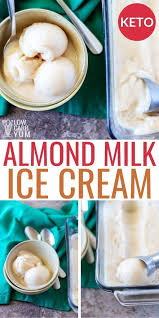 Vanilla Homemade Almond Milk Ice Cream In 2020 Dairy Free Ice Cream Recipes Almond Milk Ice Cream Recipe Homemade Almond Milk Ice Cream