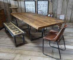 John Lewis Calia Style Extending Vintage Industrial Reclaimed Top Dining Table Dining Room Industrial Industrial Dining Table Dining Table