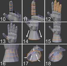 Adding The Fingers And Wrist Learning Blender A Hands On Guide To Creating 3d Animated Characters Book 3d Model Character 3d Modeling Tutorial 3d Animation