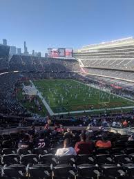 soldier field section 325 row 16 seat 5 chicago bears