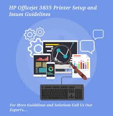 The hp deskjet ink advantage 3835 printer design supports different paper sizes including a4, b5, a6, and envelope. 123 Hp Com Oj3835 Hp Officejet 3835 Printer Setup Support Hp Officejet Printer Setup