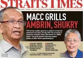 Ambrin said he was not happy when former chief secretary to the. Macc Grills Ambrin Shukry Pressreader