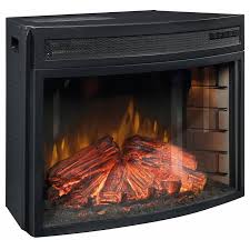 All custom designs, colors, and sizing. Sauder Select Curved Metal Fireplace Insert In Black 418739