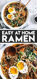 Easy Homemade Healthy Ramen Recipe In 2021 Homemade Ramen Healthy Ramen Ramen Bowl