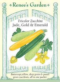 Zucchini will thrive in an area that gets full sunlight with plenty of room to spread out. Jade Gold Emerald Tricolor Zucchini Renee S Garden Seeds