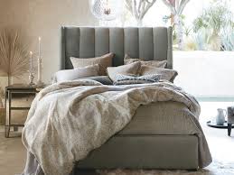 Hayworth Bed Arhaus Furniture Our Hayworth Collection S Velveteen Headboard Is Channel Sti Bedroom Furniture Design Stylish Bedroom Furniture Bedroom Design