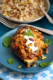 Aubergine Farcie Aux Legumes A La Libanaise Aubergines Farcies Blanquette De Poulet Alimentation