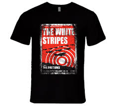 The White Stripes Rock Concert Vintage Poster Faded T Shirt