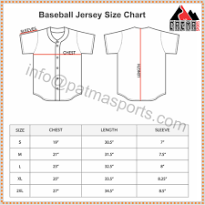 jersey sizes baseball kasa immo