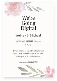 Dear emily, i'm writing to invite you to my birthday celebration on friday, 15 june. Invite Guests To Your Virtual Wedding Events With Joy Joy