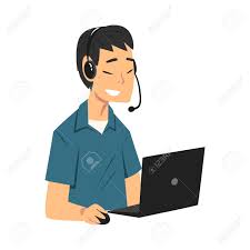 Choose a product and we'll guide you to the best solution. Man Call Center Operator Customer Support Service Assistant With Headset Help Desk Online Technical Support Vector Illustration On White Background Lizenzfrei Nutzbare Vektorgrafiken Clip Arts Illustrationen Image 143044453