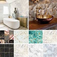 What adhesive do you use for marble tiles. 10 90pcs Diy Self Adhesive Marble Tiles Wall Stickers Kitchen Bathroom Wall Art Decor Walmart Com Walmart Com
