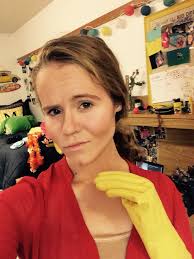 Makeup for Gaston. Halloween!