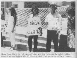 I was there one night, a hot saturday night, everyone dressed up in their saturday best, all the people from the surrounding stations and farms were there, and of course the aborigines. Our Protest In Walgett Freedom Rides