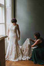 Bee Themed Vermont Wedding Glittery Bride Illusion Wedding Dress Fit And Flare Wedding Dress Gorgeous Wedding Dress