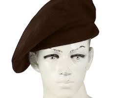 Dark Brown Alpaca Wool Scot Bonnet Highlander Scottish Tam Hat