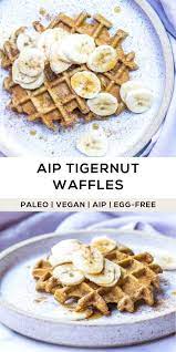 Aip Breakfast Waffle Recipe Eggless Vegan Paleo Recipe Breakfast Waffle Recipes Autoimmune Paleo Recipes Paleo Recipes Breakfast