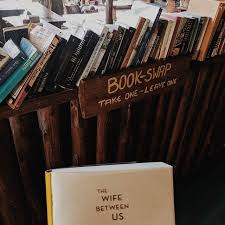 I Ve Just Finished Book 3 Of My Trip I Ll Do A Blog Post Roundup When Im Back And Left It Behind At This Book Swap For Book Swap Coffee