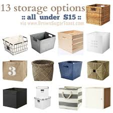 Art canvas storage and art supplies corner for an artist's studio since moving in to a new apartment a few months ago,. Storage Bin Options For Kallax Expedit Ikea Storage Bins Cube Storage Baskets Ikea Storage