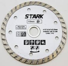 40 teeth with 5/8 in. 4 1 2 Turbo Cutting Diamond Saw Blade With 7 8 Or 5 8 Inch Arbor Tile Saw Tools Stark Industrial