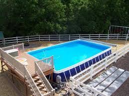 16 X 32 Intex Pool Deck Around Google Search Pool Deck Plans Above Ground Swimming Pools Best Above Ground Pool