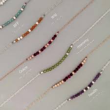 Morse Code Necklace Real Gemstone Ruby Necklace July Birthstone Necklace Silver Rose Gold Choker Bff Name Initial 21st Birthday Gift For Her Video Video In 2020 Beaded Necklace Diy Beaded Bracelets