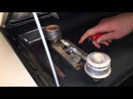 Relight a gas oven's pilot light. Lighting The Pilot Light On Your Gas Stove Youtube