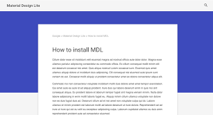 material design lite framework material design google material design design
