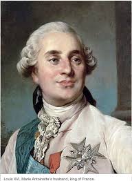 Su real esposo: Luis XVI...por sí fueran pocos sus problemas, el rey no  tardo en mostrarse incapaz de gobernar la despótica administración que  había heredado.....