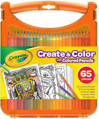 With all sorts of crayola coloring supplies in one, kids can use the assortment to sketch, draw, color, and detail their next masterpiece, complete homework assignments, and so much more. Amazon Com Crayola Create Color With Colored Pencils Travel Art Set Great For Kids Ages 4 5 6 7 8 Toys Games