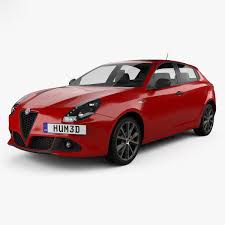 Alfa Romeo Giulietta 3d Model Alfa Romeo Giulietta Car 3d Model 3d Model