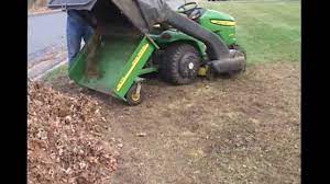 John Deere X530 With Powerflow And Mc519 Cart Youtube