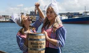 As well as vinegar, the marinade might contain cider, wine or tea, sugar, herbs (usually bay leaf), spices (usually mace), and chopped onion. Hollandse Nieuwe 2020 Visrecepten Nl