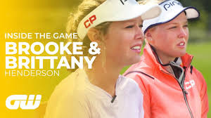 Growing up in smiths falls, the sisters shared a passion for golf and dreamed of playing on the lpga tour. Brooke Henderson With Her Sister And Caddie Brittany Inside The Game Golfing World Youtube