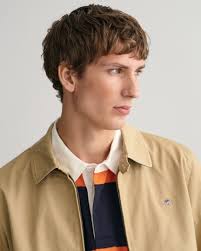 Gant Cotton Windcheater Jack Dark Khaki