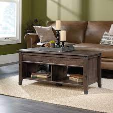 Sauder furniture in coffee oak finish. Carson Forge Lift Top Coffee Table 420421 Sauder Sauder Woodworking