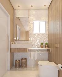 Banheiro Lindo Com Detalhes Em Gold E Amadeirado Trazendo Um Resultado Super Moderno Au Decoracao Banheiro Pequeno Decoracao Do Banheiro Banheiros Modernos