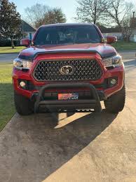 Guard it with a toyota tacoma grille guard. Tacoma Truck Bumper Guard 16 Truck Bumpers Tacoma Truck Toyota Tacoma