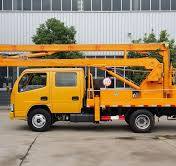 Jmc 4X2 Hydraulic Aerial Cage Truck 13m Straight Arm Aerial Platform Truck
