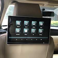 12 5 inc araba ekrani arka eglence sistemi otomatik tv 12v arka koltuk android 9 0 kafalik ekran hdmi monitor porsche macan car monitors aliexpress
