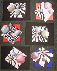 Fine Lines Illusion Of Depth Op Art Lessons Elementary Art Projects School Art Projects