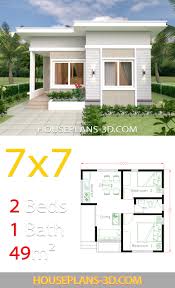 Homeadvisor's small bathroom cost guide provides average remodel & renovation prices for power rooms or small bathrooms with showers. 6 Small House Plans 7x7 With Floor Detailing You Will Love Simple Design House