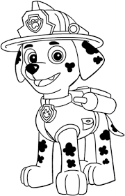 Paw Patrol Para Colorear