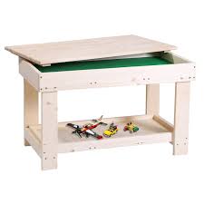 YouHi Kids Activity Table with Board for Bricks Activity Play Table (Wood  Color): Buy Online at Best Price in UAE - Amazon.ae
